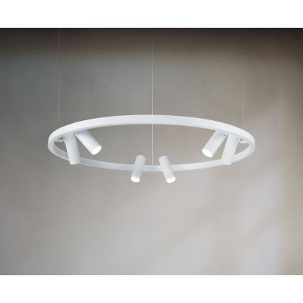 Maytoni MOD102PL-L42W - LED-pendel på kabel SATELLITE LED/42W/230V vit