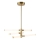 Maytoni MOD106PL-L28G3K - LED-taklampa med stång AXIS LED/28W/230V guld