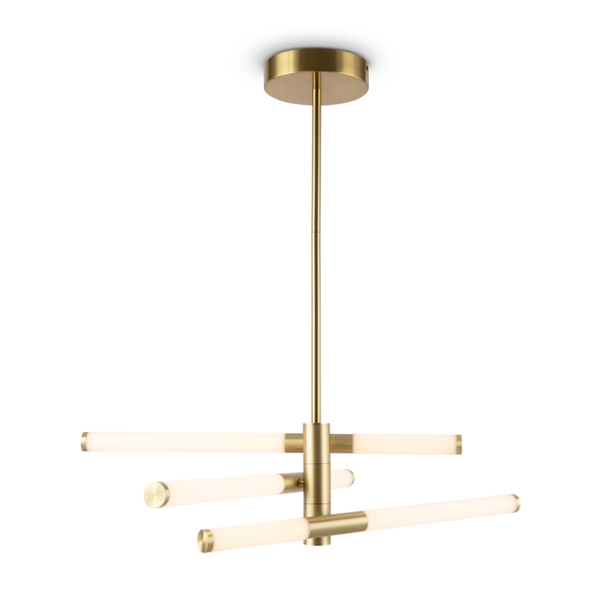Maytoni MOD106PL-L28G3K - LED-taklampa med stång AXIS LED/28W/230V guld