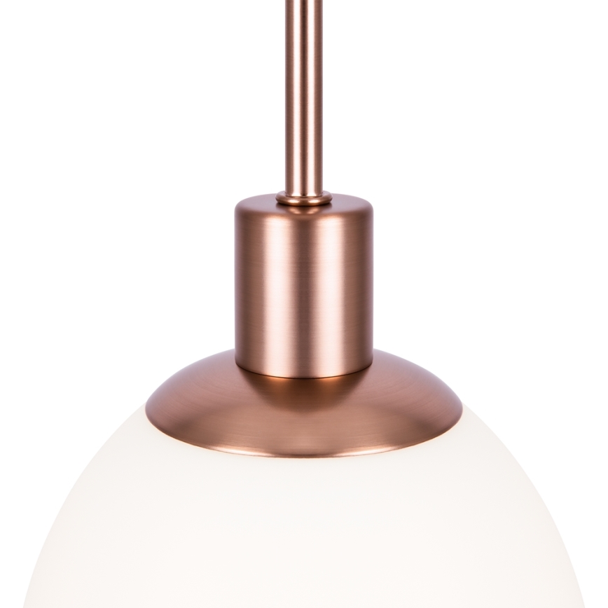 Maytoni MOD221-PL-01-G - Ljuskrona med textilsladd ERICH 1xE14/40W/230V koppar