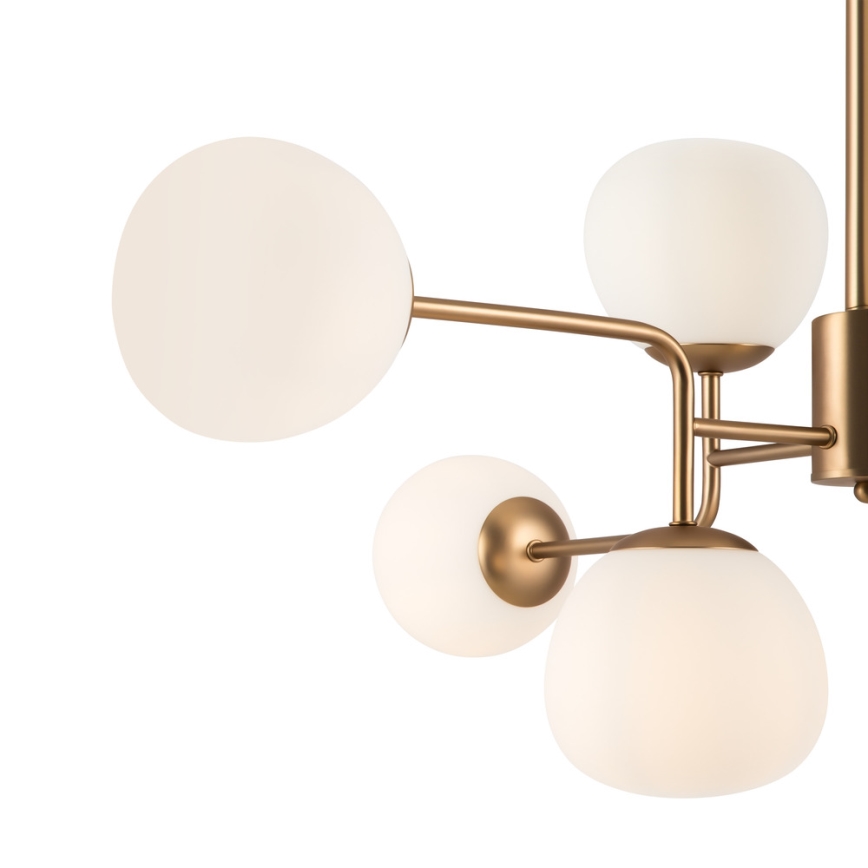 Maytoni MOD221-PL-08-G - Pendelkrona ERICH 8xE14/40W/230V koppar