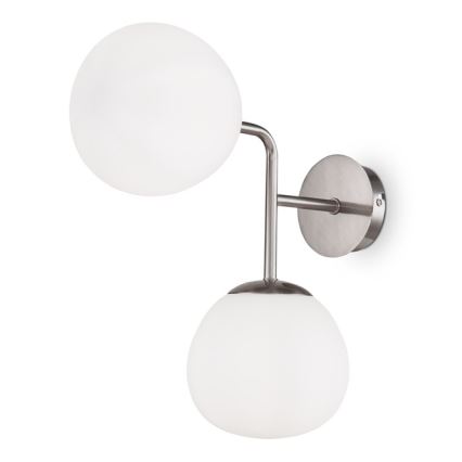 Maytoni MOD221-WL-02-N - Vägglampa ERICH 2xE14/40W/230V matt krom