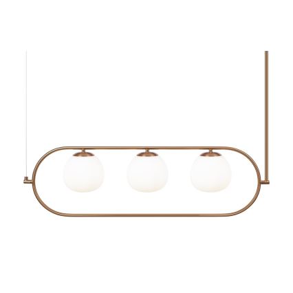 Maytoni MOD221PL-03BS - Pendelkrona ERICH 3xE14/40W/230V koppar