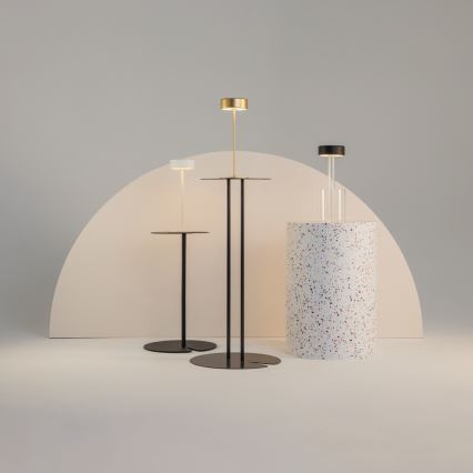 Maytoni MOD229TL-L3B3K1 - LED dimbar uppladdningsbar bärbar bordslampa LED/3W/5V 2200-4000K 2000 mAh svart/klar