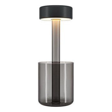 Maytoni MOD229TL-L3B3K3 - LED Dimbart uppladdningsbart bärbart bordslampa LED/3W/5V 2200-4000K 2000 mAh svart/grå