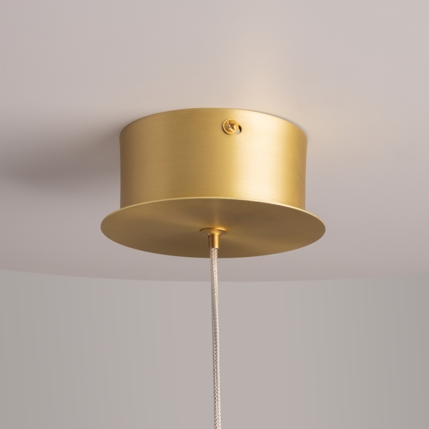 Maytoni MOD282PL-L8G3K - LED ljuskrona med textilsladd SPLASH LED/7W/230V 3000K guld