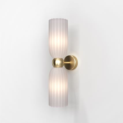 Maytoni MOD302WL-02W - Vägglampa ANTIC 2xE14/40W/230V guld/vit