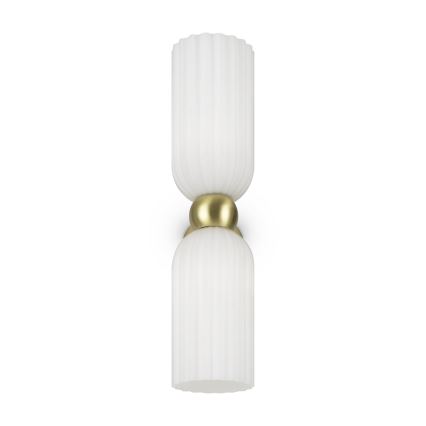 Maytoni MOD302WL-02W - Vägglampa ANTIC 2xE14/40W/230V guld/vit