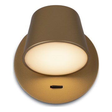 Maytoni MOD421WL-L6BS3K - LED väggbelysning PIXEL LED/7W/230V 3000K guld