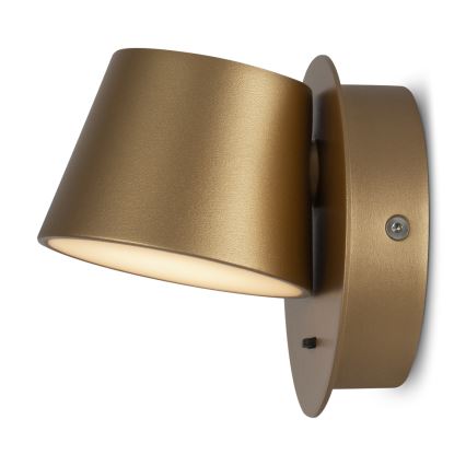 Maytoni MOD421WL-L6BS3K - LED väggbelysning PIXEL LED/7W/230V 3000K guld