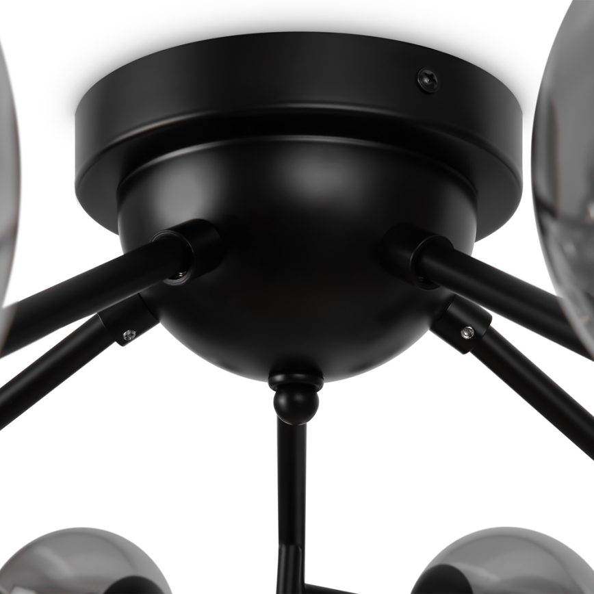 Maytoni MOD545CL-20B - Fäst ljuskrona DALLAS 20xG9/28W/230V svart