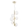 Maytoni MOD545PL-06BS - Ljuskrona med textilsladd DALLAS 6xG9/28W/230V guld