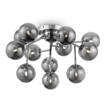 Maytoni MOD545PL-12CH - Ytmonterad ljuskrona DALLAS 12xG9/28W/230V skinande krom