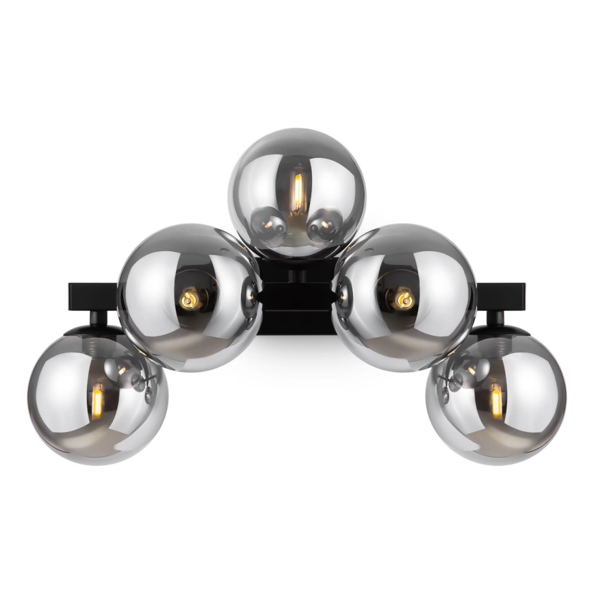 Maytoni MOD547WL-05B - Vägglampa DALLAS 5xG9/28W/230V svart
