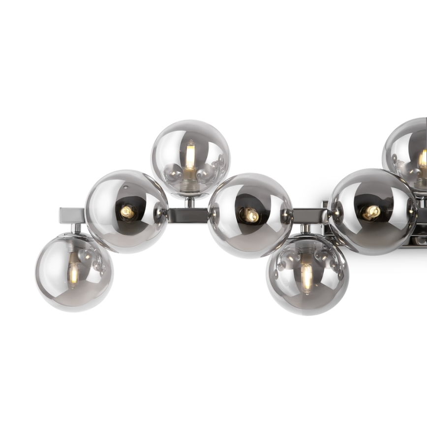 Maytoni MOD547WL-13CH - Vägglampa DALLAS 13xG9/28W/230V rökfärgad