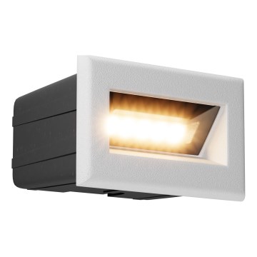 Maytoni O045SL-L3W3K - LED Inbyggd utomhusbelysning BOSCA LED/3W/230V 3000K IP65 vit