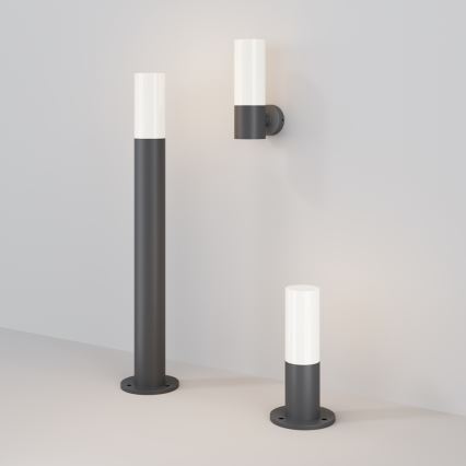 Maytoni O418FL-01GR1 - Utomhuslampa WILLIS 1xE27/60W/230V 80 cm IP54 antracit