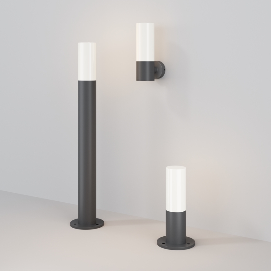 Maytoni O418FL-01GR1 - Utomhuslampa WILLIS 1xE27/60W/230V 80 cm IP54 antracit