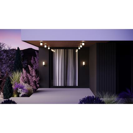 Maytoni O418WL-01B - Vägglampa för utomhusbruk WILLIS 1xE27/60W/230V IP54 svart