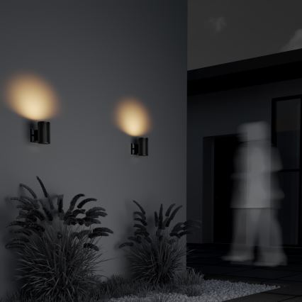 Maytoni O419WL-01B - Utomhusvägglampa RANDO 1xE27/60W/230V IP54 svart