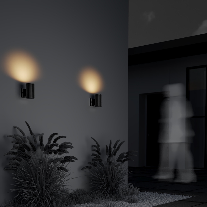 Maytoni O419WL-01B - Utomhusvägglampa RANDO 1xE27/60W/230V IP54 svart