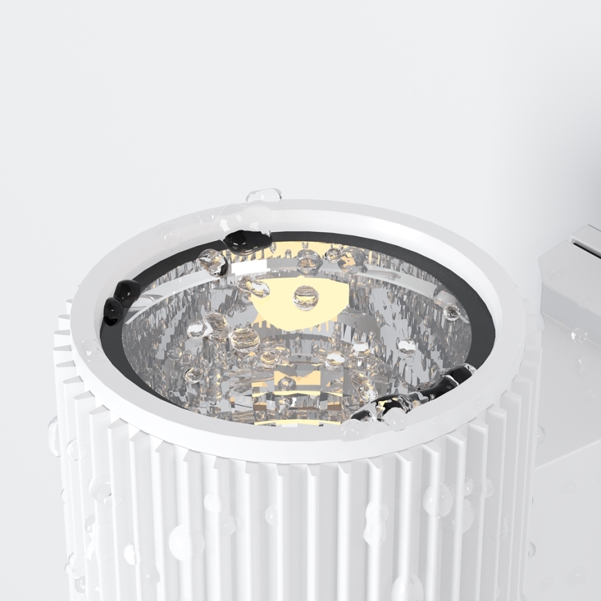 Maytoni O419WL-01W - Utomhus vägglampa RANDO 1xE27/60W/230V IP54 vit
