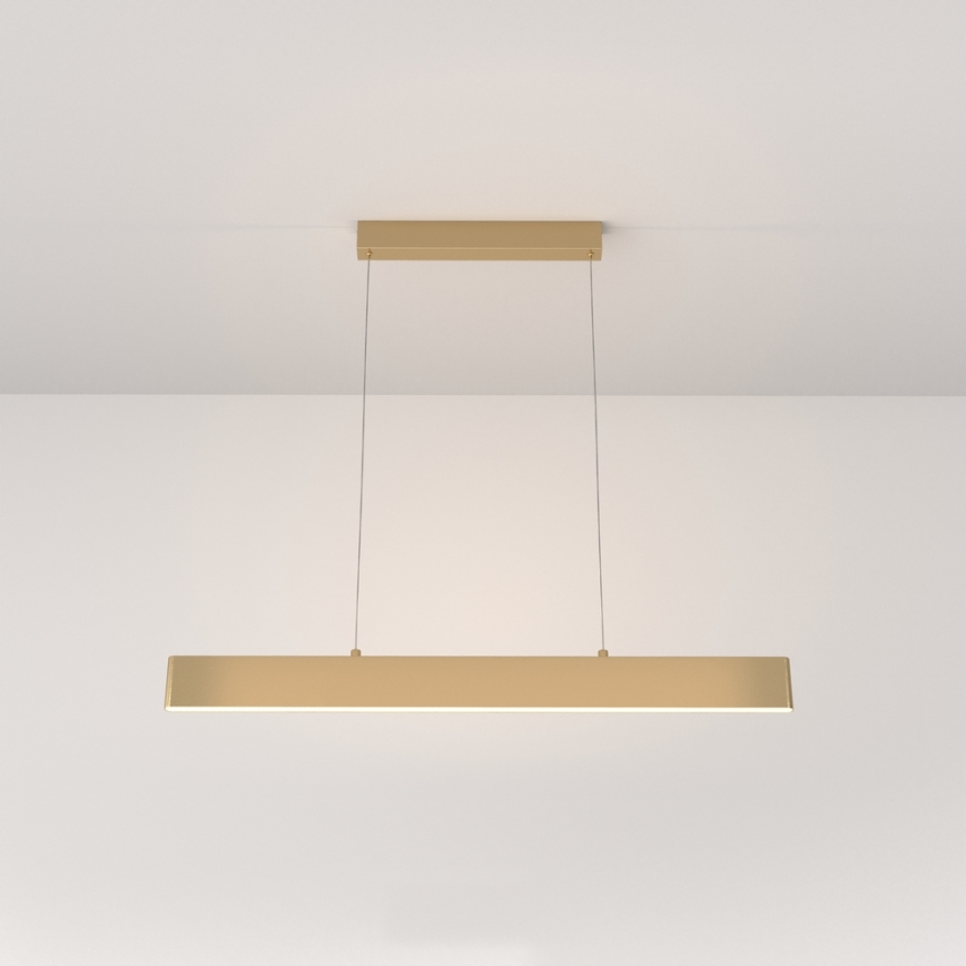 Maytoni P010PL-L23G3K - LED ljuskrona med textilsladd STEP LED/23W/230V 3000K 91 cm guld
