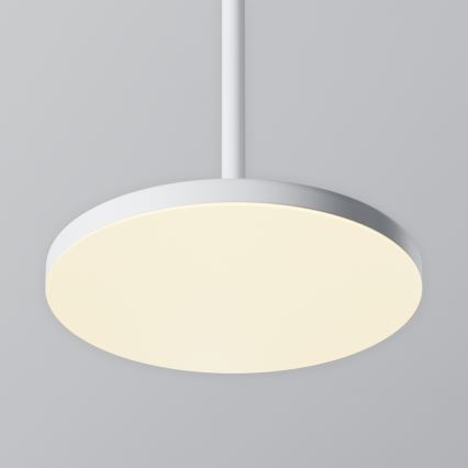 Maytoni P076PL-L12W3K-W - LED ljuskrona med textilsladd PLATO LED/12W/230V 3000K vit