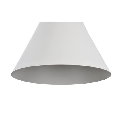Maytoni P359-PL-01-W - Ljuskrona med textilsladd BICONES 1xE27/60W/230V diameter 22 cm vit/beige