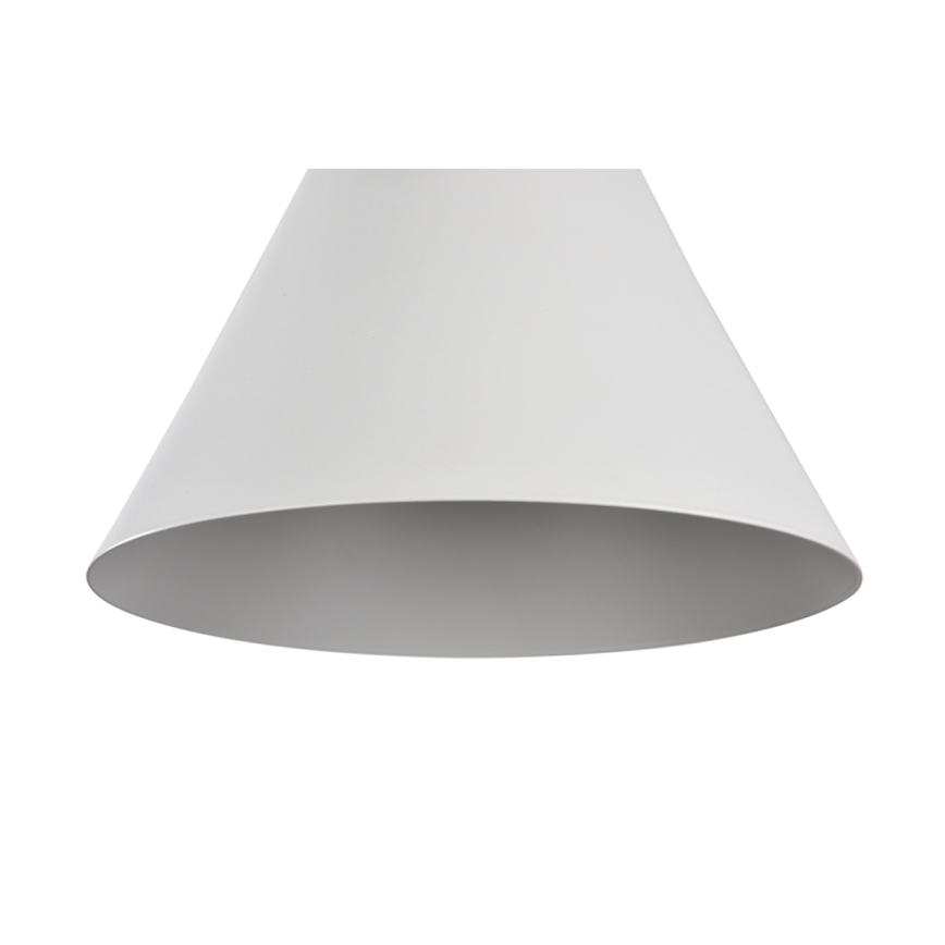 Maytoni P359-PL-01-W - Ljuskrona med textilsladd BICONES 1xE27/60W/230V diameter 22 cm vit/beige