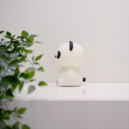 MegaLight - LED RGB Ljusreglerad uppladdningsbar barns beröring lampa PADDY PANDA LED/5V