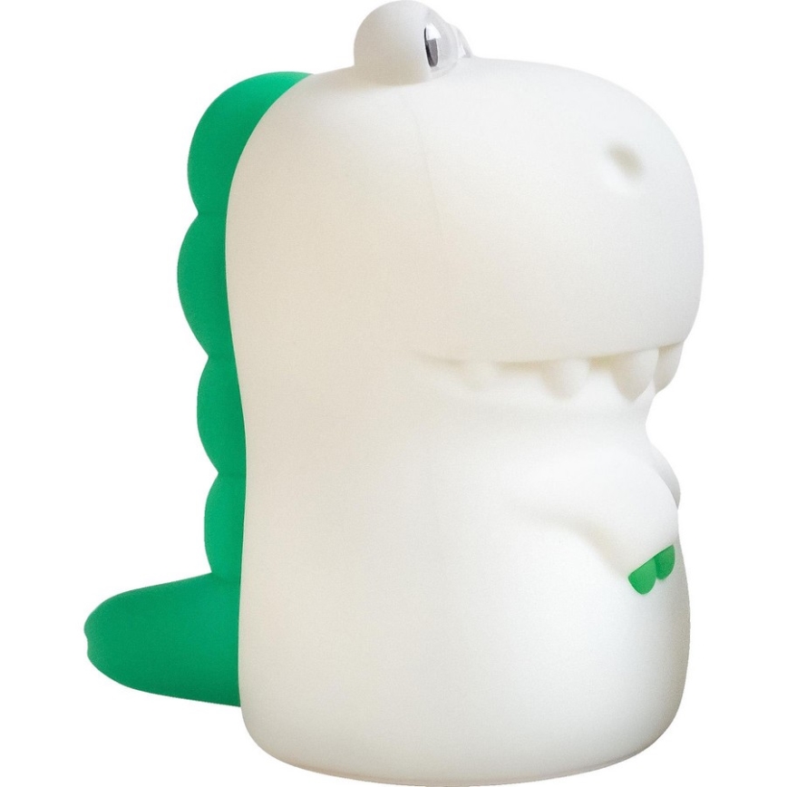 MegaLight - LED RGB Ljusreglerad uppladdningsbar barns beröring lampa DIGGY DINO LED/5V