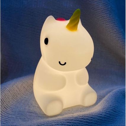 MegaLight - LED RGB Ljusreglerad uppladdningsbar barns beröring lampa MAGGY MAGIC LED/5V