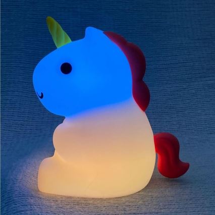 MegaLight - LED RGB Ljusreglerad uppladdningsbar barns beröring lampa MAGGY MAGIC LED/5V