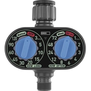 Mekanisk bevattningstimer med 1 utgång