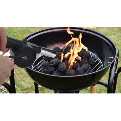 Mekanisk grill bälg svart