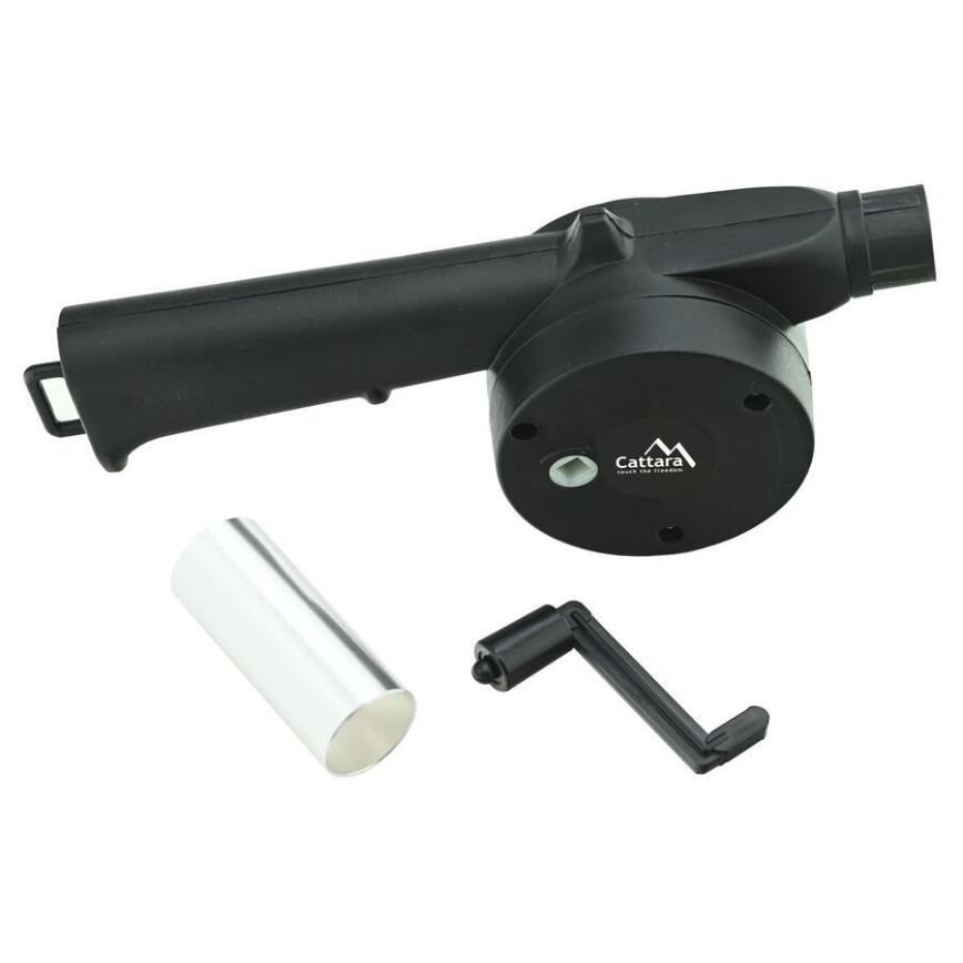 Mekanisk grill bälg svart