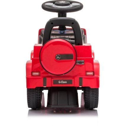 Löparbil Mercedes G350d 2xAA röd/svart