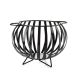 Metal basket för trä KULA 35x46 svart