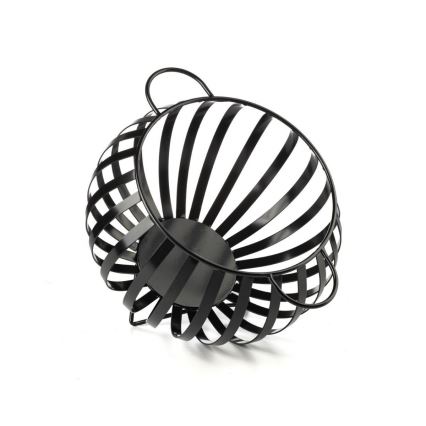 Metallkorg för ved KULA 35x46 svart