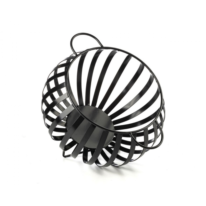 Metallkorg för ved KULA 35x46 svart