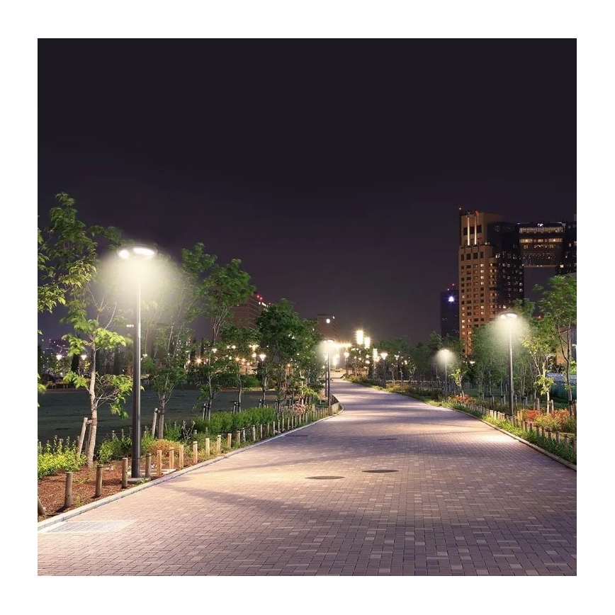 Metallstång med stativ för solarmärke 3 m