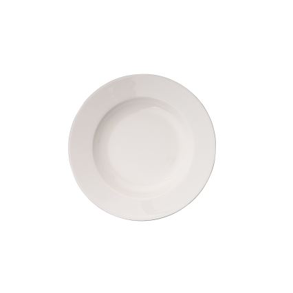 Middagsservis 18 delar vit/silver/porslin