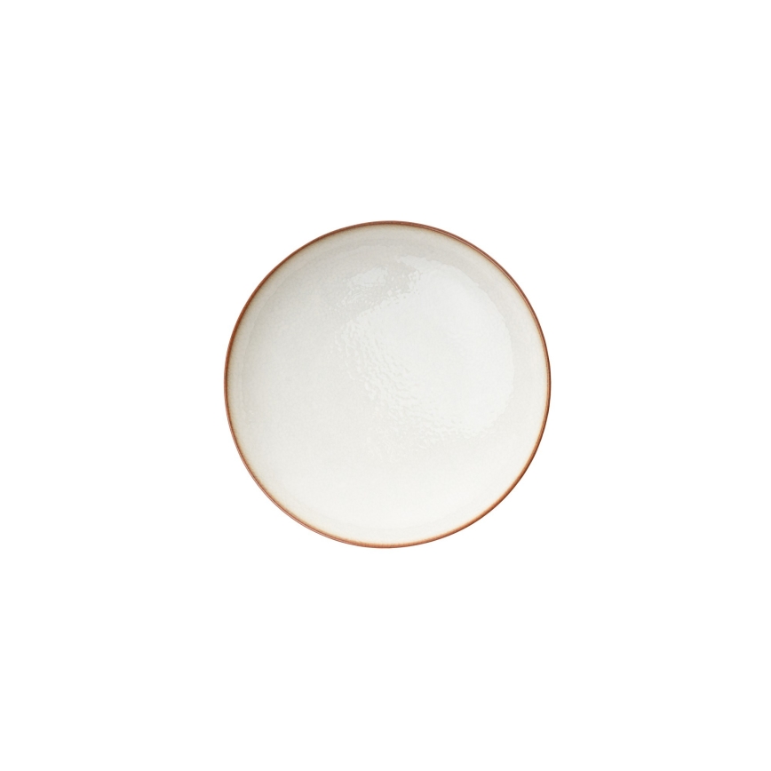 Middagsservis 24 delar beige/porslin