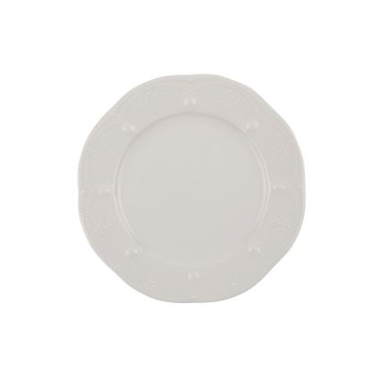 Middagsservis 24 delar krämfärgad/porslin