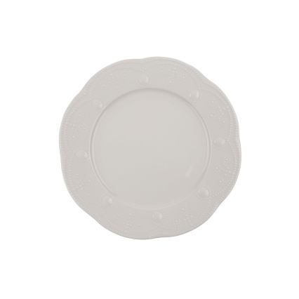 Middagsservis 24 delar krämfärgad/porslin