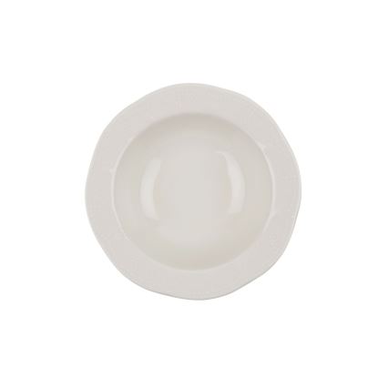 Middagsservis 24 delar krämfärgad/porslin