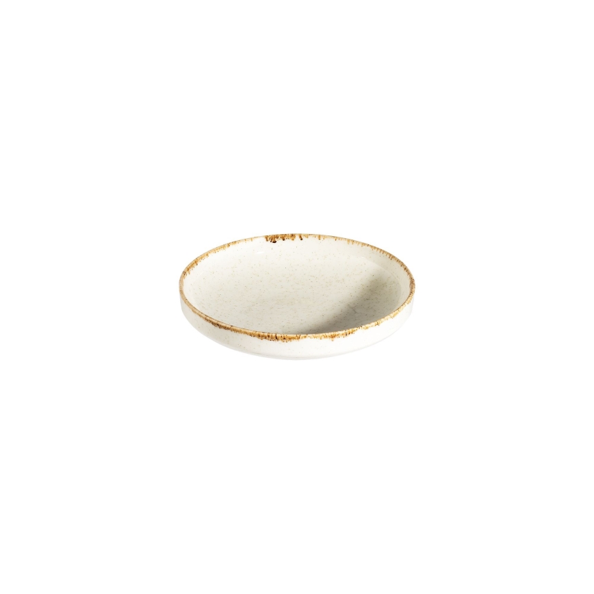 Middagsservis 24 delar vit/beige/porslin