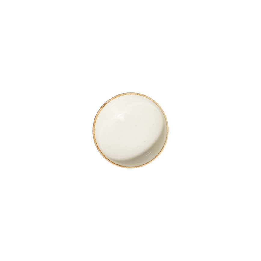 Middagsservis 24 delar vit/beige/porslin