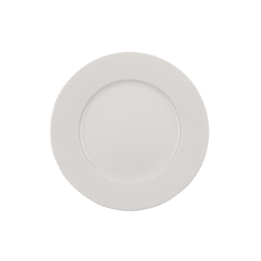 Middagsservis 24 delar vit/porslin